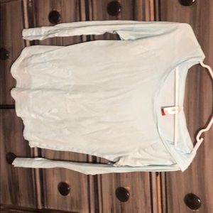 Hooded long sleeve shirt